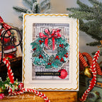 Tim Holtz Department Store Stamps with Simon Says Stamp Dies Bundle setds26 Nina-Marie Trapani Vintage Christmas Decor