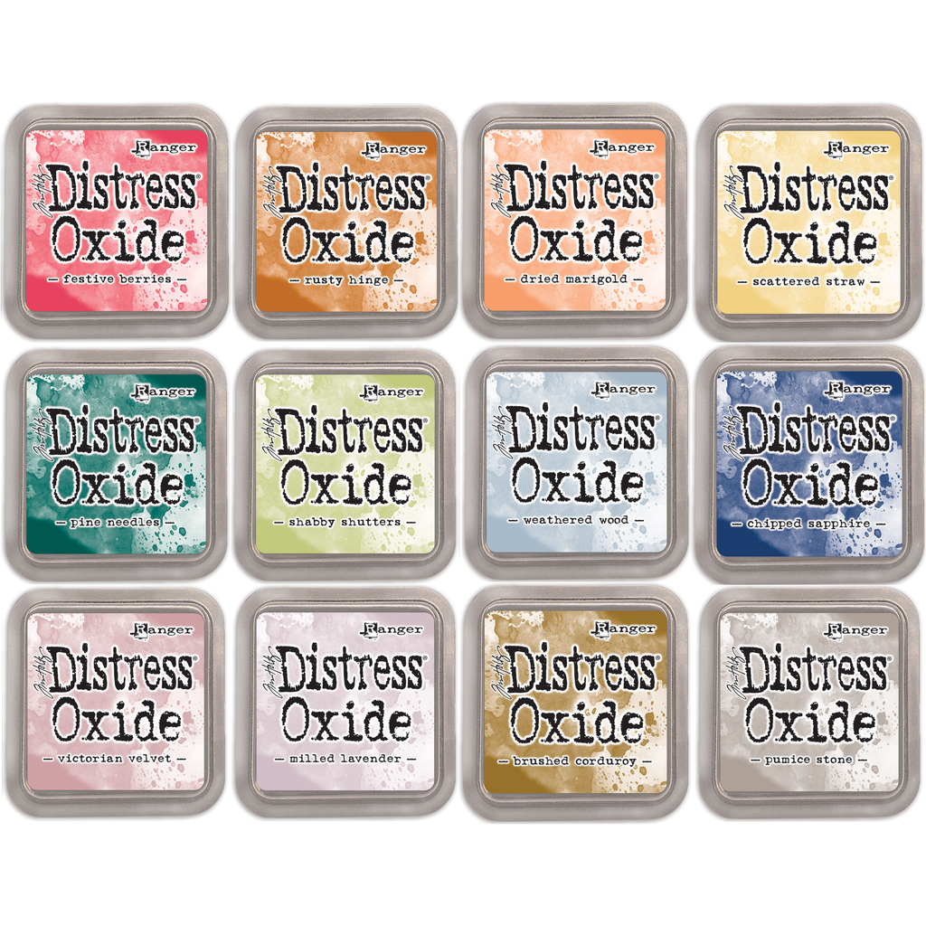 Tim Holtz Distress 12 Oxide Ink Pad Set 6