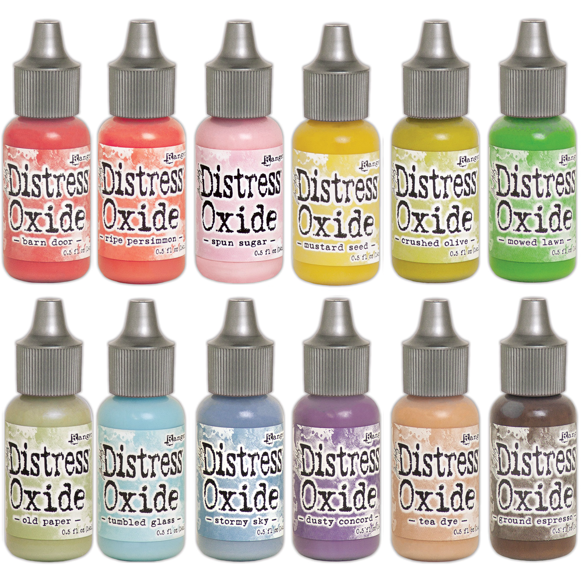 Tim Holtz Distress 12 Oxide Reinkers Set 3