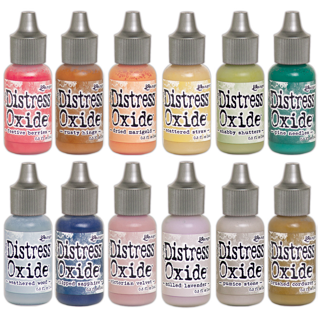 Tim Holtz Distress 12 Oxide Reinkers Set 6