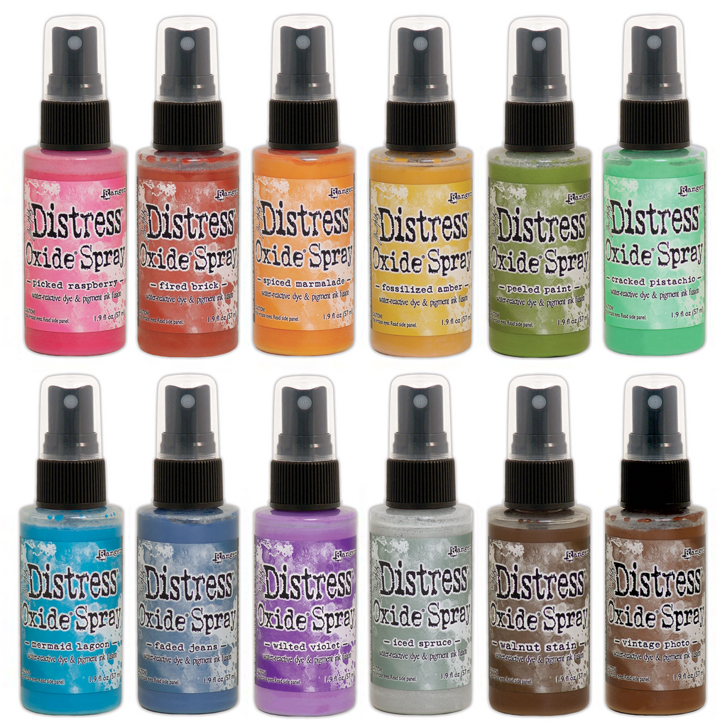 Tim Holtz Distress 12 Oxide Sprays Bundle 4