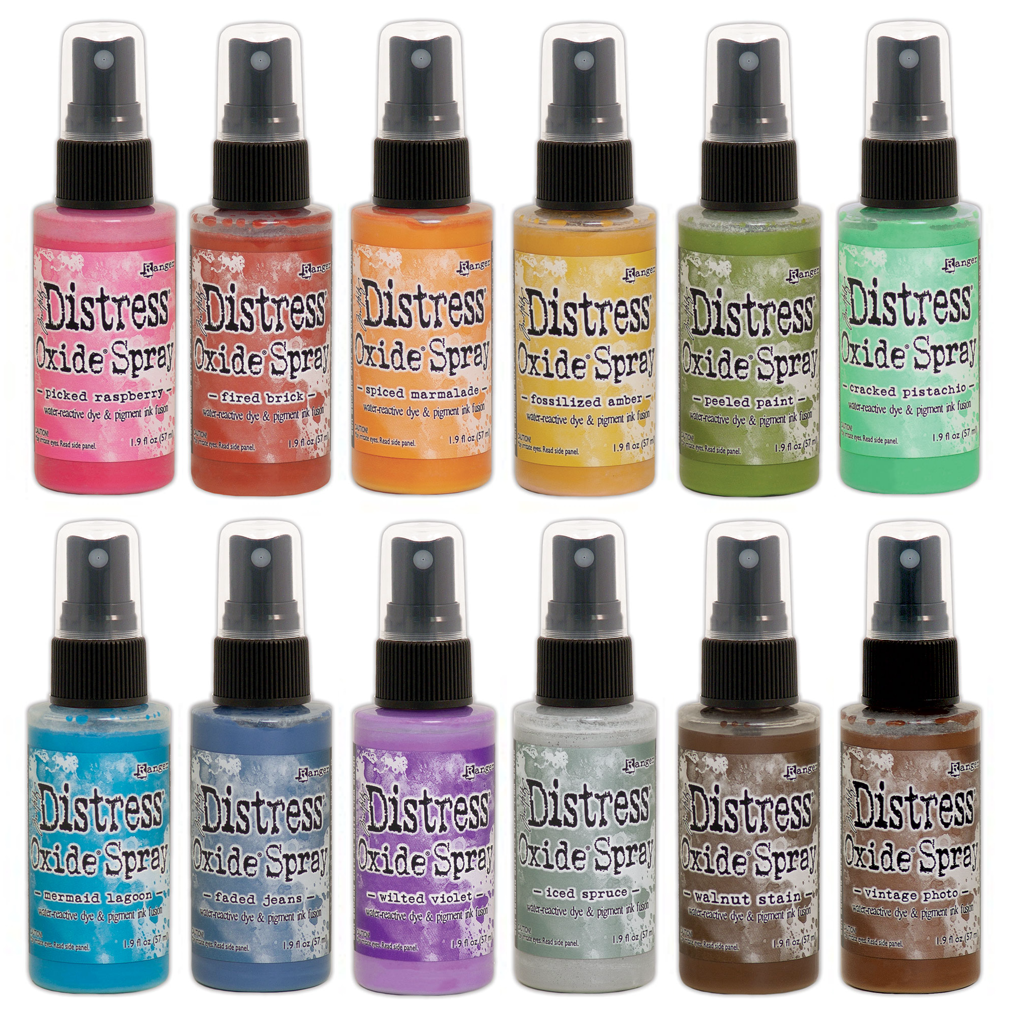 Tim Holtz Distress 12 Oxide Sprays Bundle 4