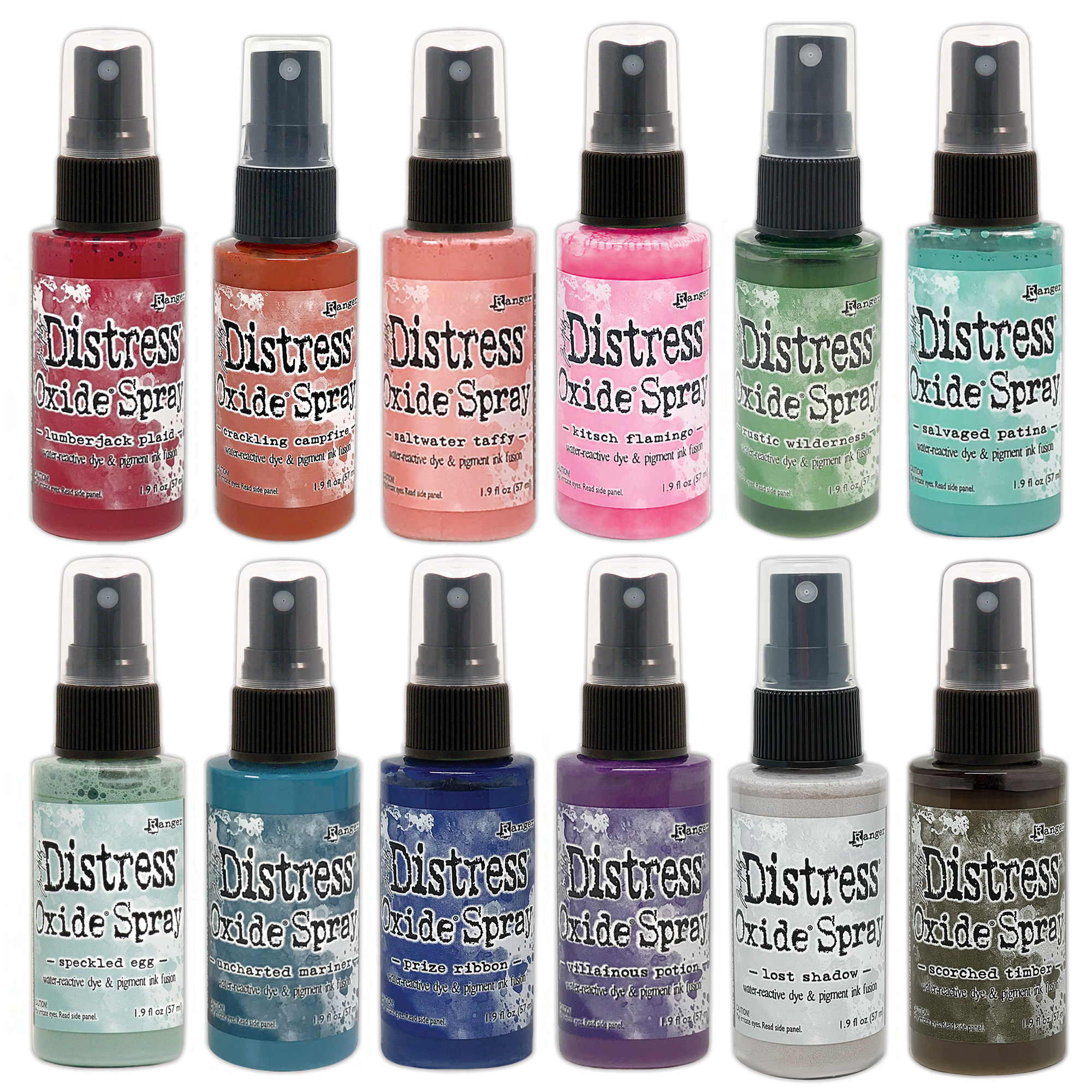 Tim Holtz Distress 12 Oxide Sprays Bundle 6