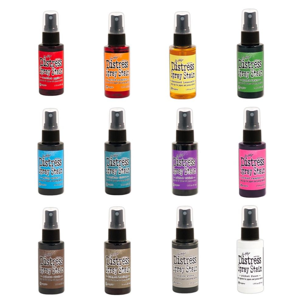 Tim Holtz Distress 12 Spray Stains Bundle 1 Spaced Out
