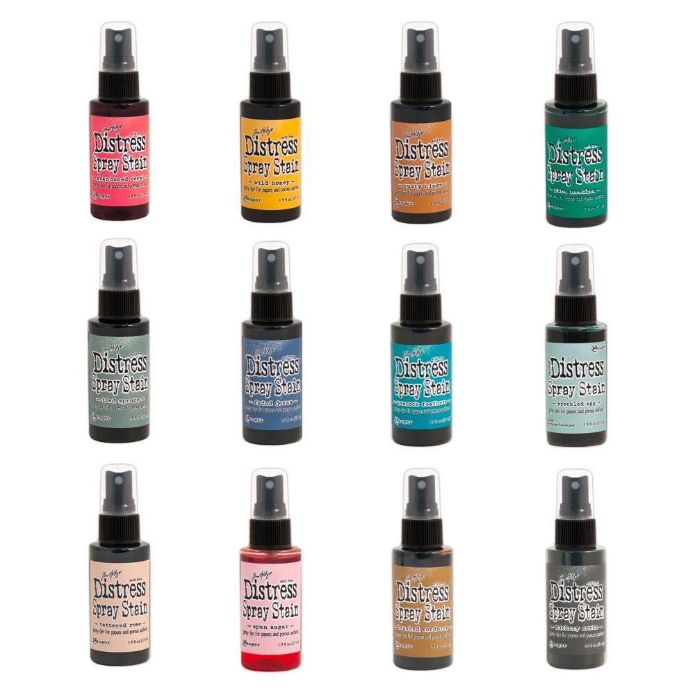 Tim Holtz Distress 12 Spray Stains Bundle 3 thss123