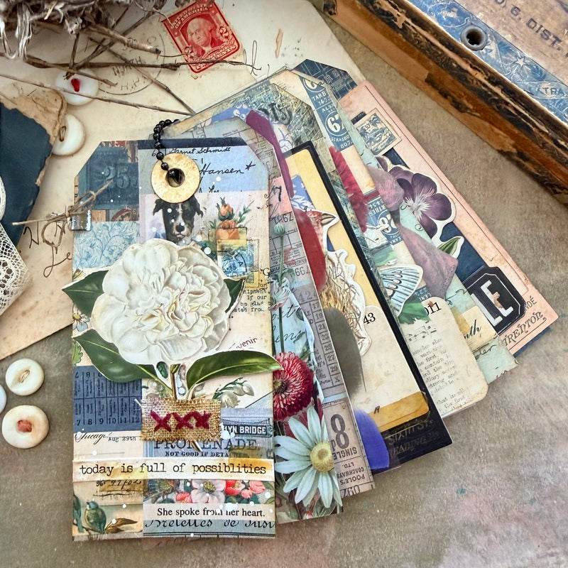 Tim Holtz Distress 2 Tiny Blending Tools with 4 Sponge Applicators Ranger tda84990 Palette Blue Tag Book | color-code:ALT06