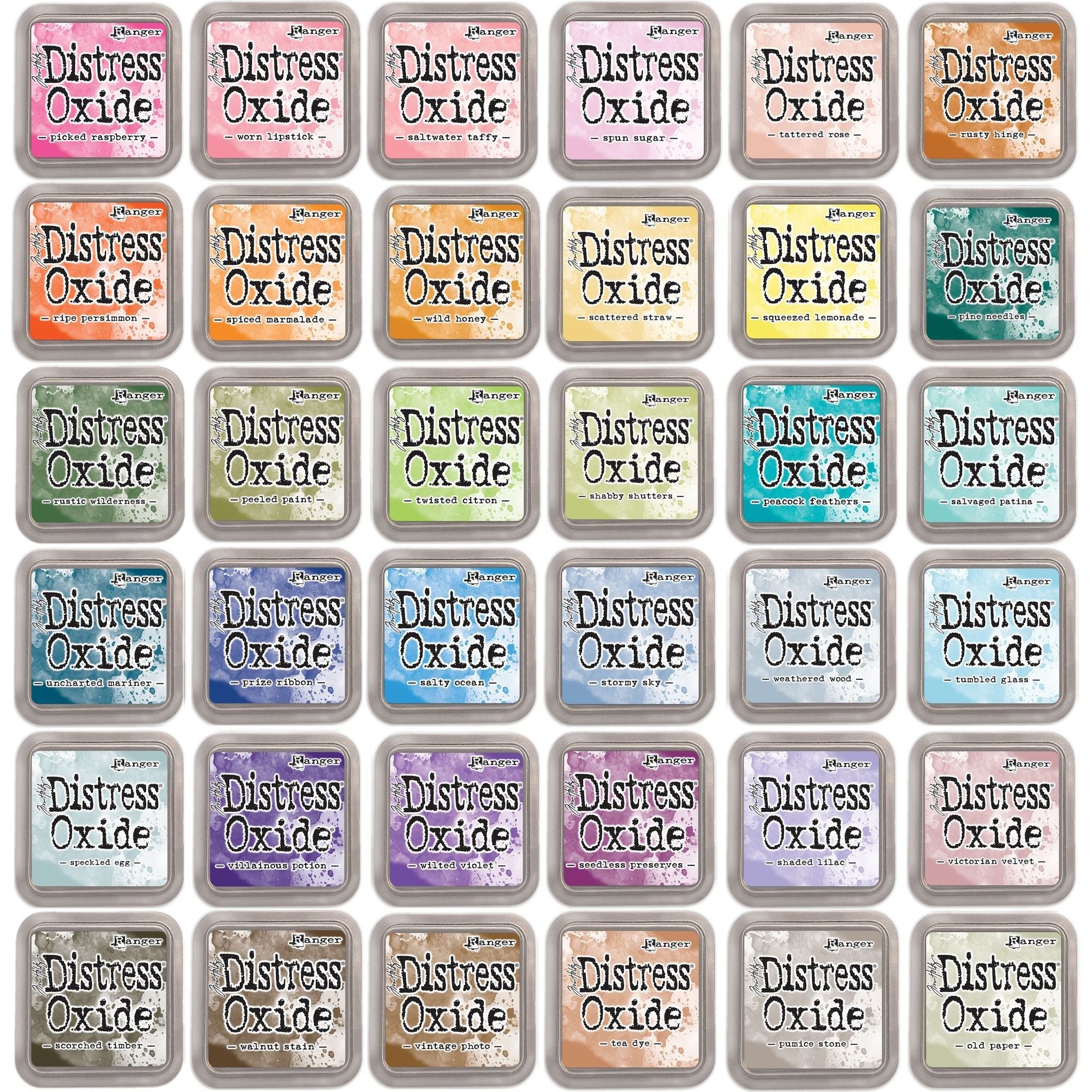 Tim Holtz Distress 36 Oxide Ink Pad Bundle 2 – Simon Says Stamp