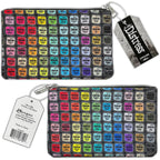 Tim Holtz Distress 4.25x5.5 Watercolor Cardstock And 5x8 Zipper Bag Bundle Zip Pouch Front and Back