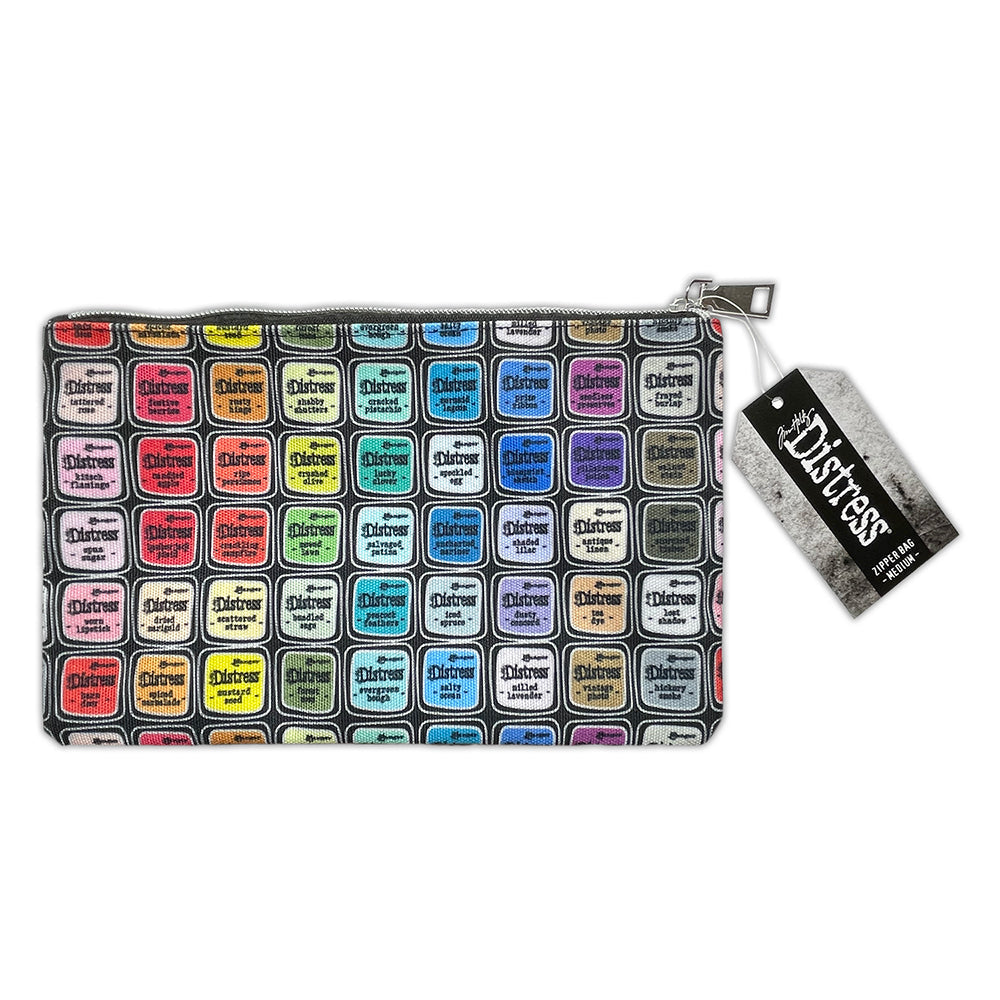 Tim Holtz Distress 6 x 10 Zipper Bag And US Heat It Craft Tool