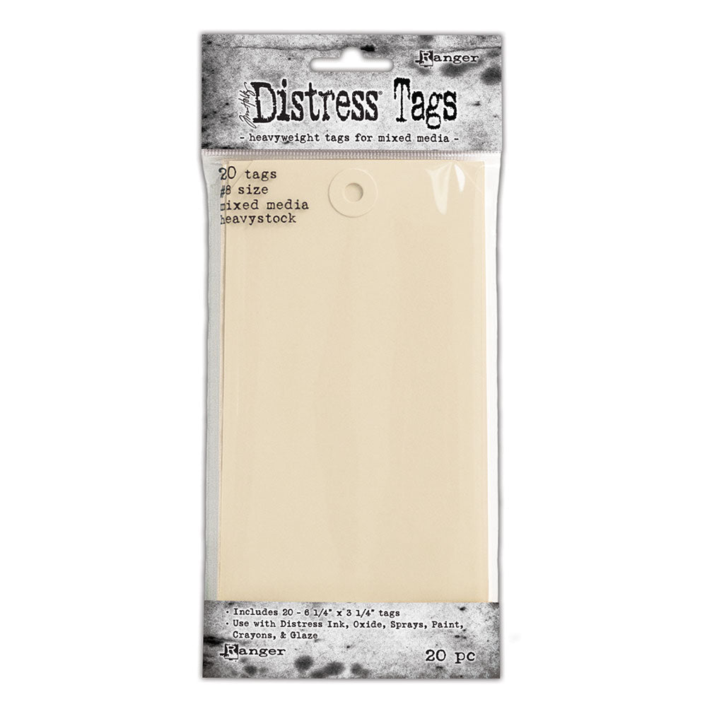 Tim Holtz Distress #8 Mixed Media Heavystock Tags Ranger TDA53828