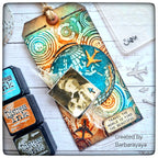 Tim Holtz Distress #8 Mixed Media Heavystock Tags Ranger TDA53828 earth | color-code:ALT10