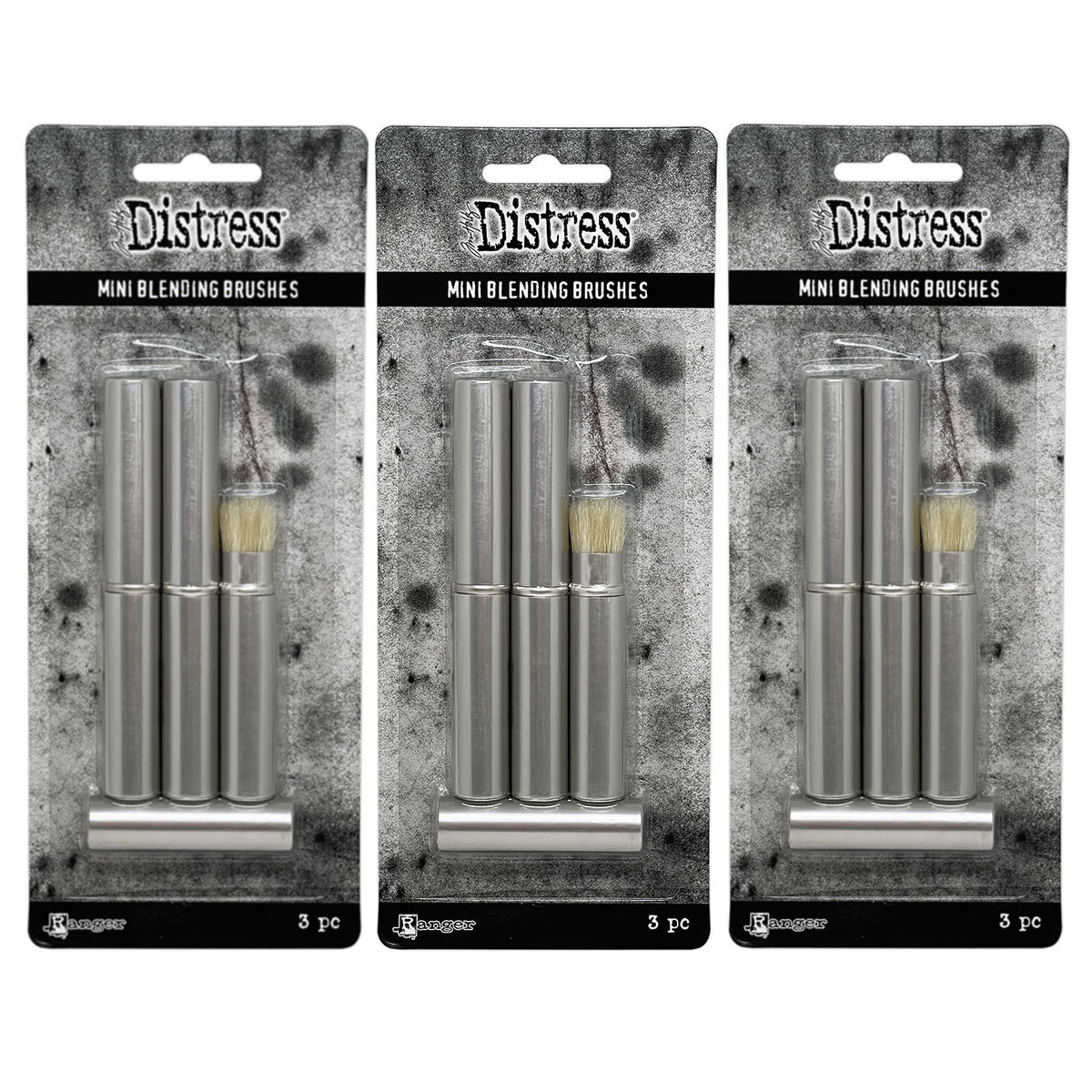 Tim Holtz Distress 9 Mini Blending Brushes Bundle_1