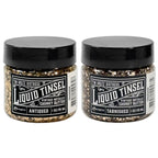 Tim Holtz Distress Antiqued And Tarnished Liquid Tinsel Chunky Bundle