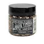 Tim Holtz Distress Antiqued And Tarnished Liquid Tinsel Chunky Bundle TDA95835 Tarnished Alone