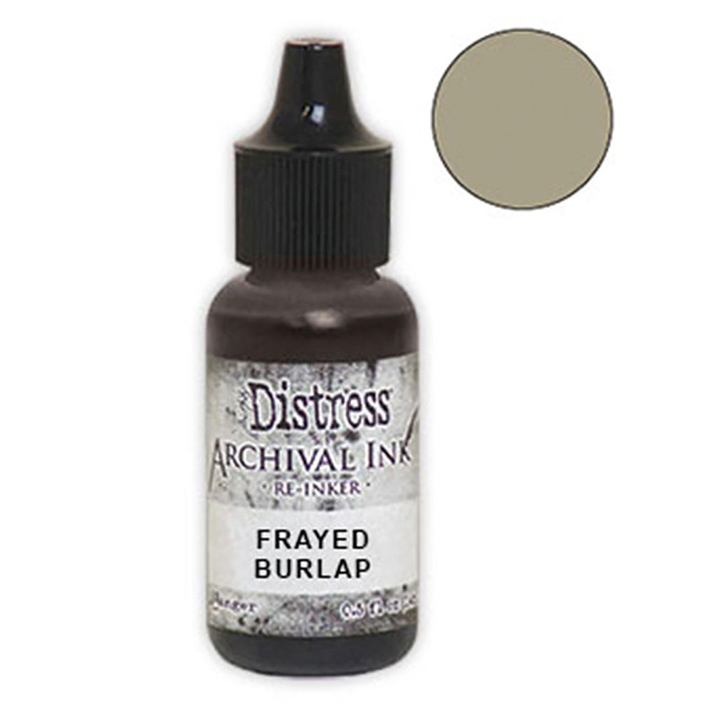 Tim Holtz Distress Archival Frayed Burlap Reinker Ranger ard80848