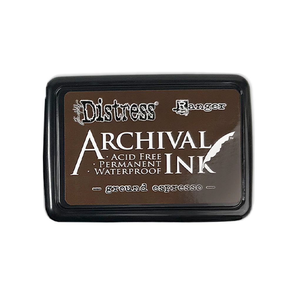 Tim Holtz Distress Archival Ink Pad Ground Espresso Ranger