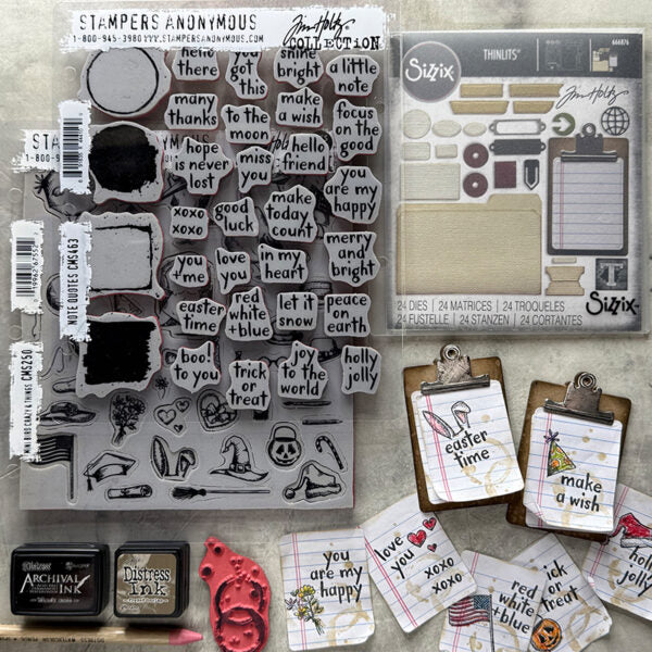 Tim Holtz Distress Archival Ink Pad Mini Kit 3 Ranger aitk64848 Easter and Spring Ideas | color-code:ALT07