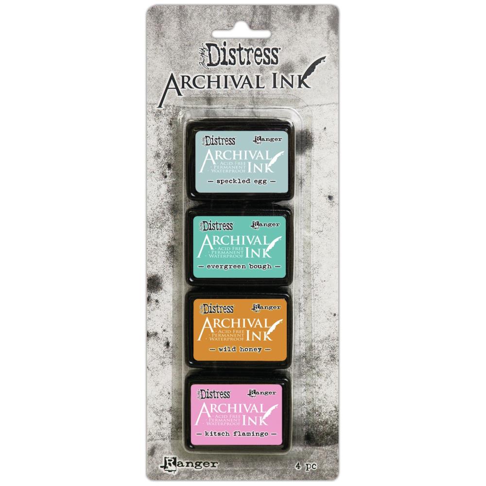 Tim Holtz Distress Archival Ink Pad Mini Kit 4 Ranger aitk75110