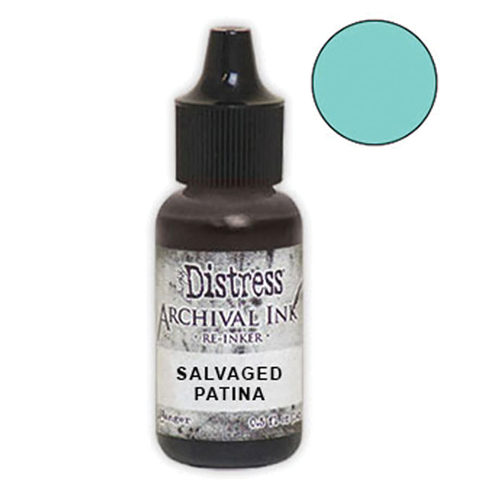 Tim Holtz Distress Archival Salvaged Patina Reinker Ranger ard80886
