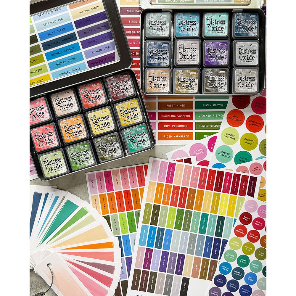 Tim Holtz Distress Assorted Label Sheets With Black and White Printing I Want It All Bundle Blog Shot | color-code:ALT01