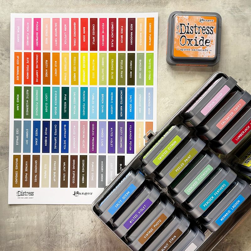 Tim Holtz Distress Assorted Label Sheets With Black and White Printing I Want It All Bundle Craft Organization | color-code:ALT03