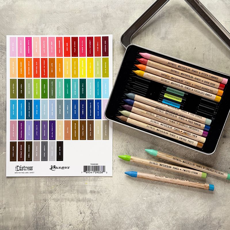 Tim Holtz Distress Assorted Label Sheets With Black and White Printing I Want It All Bundle Creative Organization | color-code:ALT14