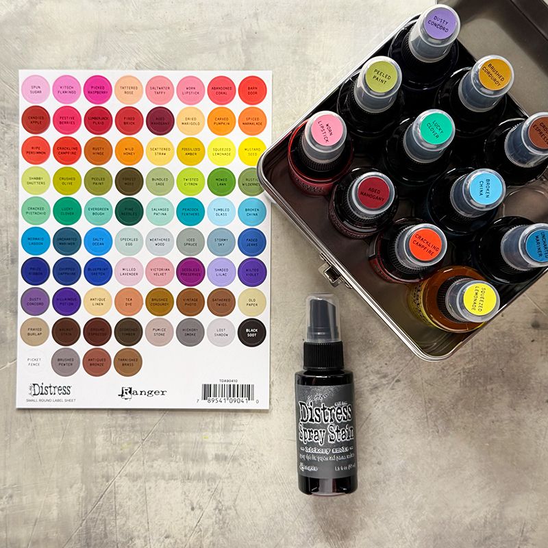 Tim Holtz Distress Assorted Label Sheets With Black and White Printing I Want It All Bundle Supply Organization | color-code:ALT15