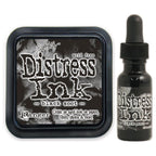 Tim Holtz Distress Black Soot Ink Pad And Reinker Bundle Ranger