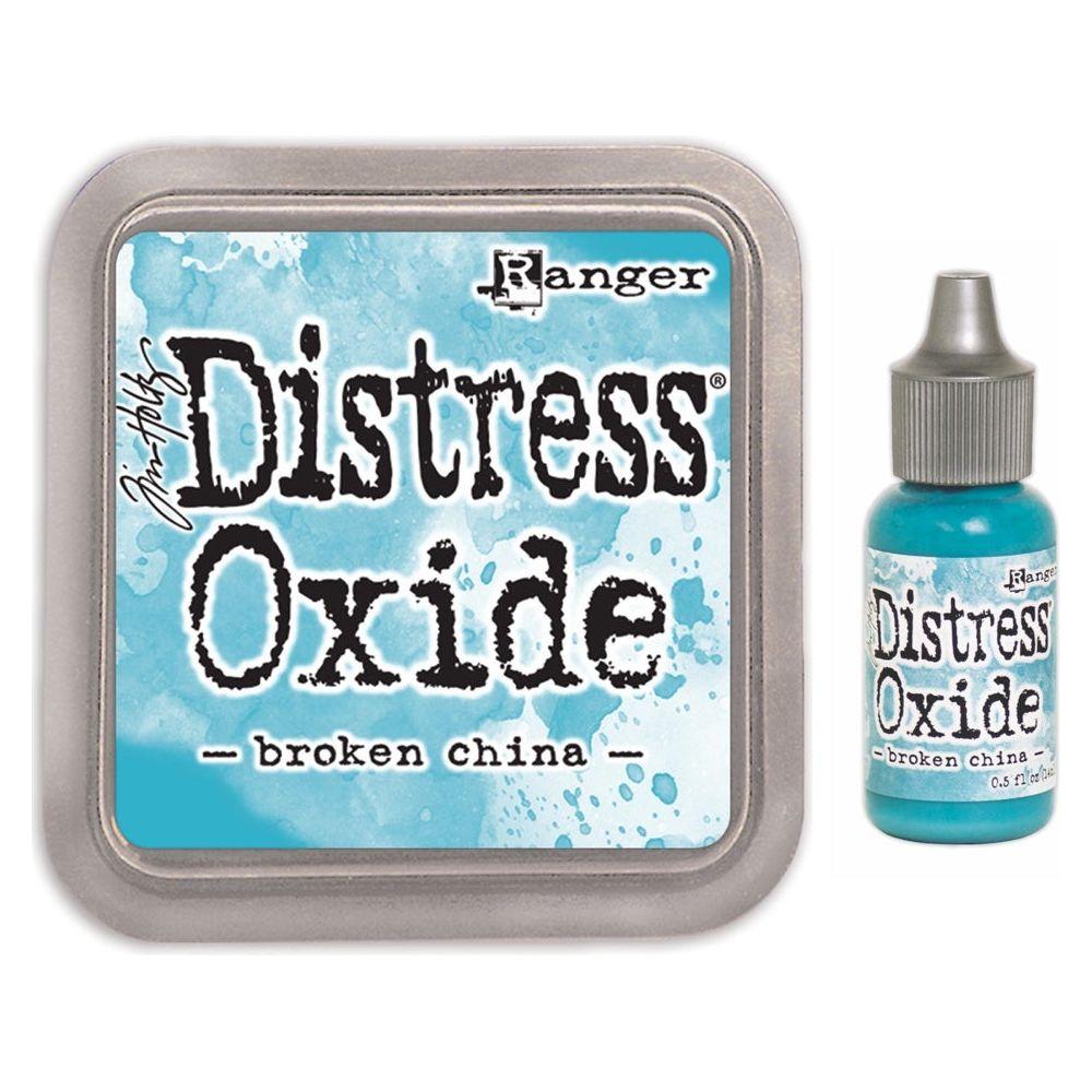 Tim Holtz Distress Broken China Oxide Ink Pad And Reinker Bundle Ranger