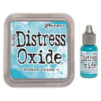 Tim Holtz Distress Broken China Oxide Ink Pad And Reinker Bundle Ranger