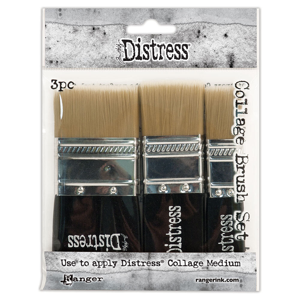 Tim Holtz Distress COLLAGE BRUSH SET Ranger TDA50896