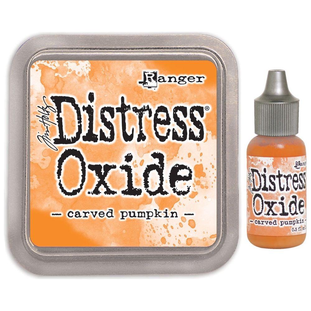 Tim Holtz Distress Carved Pumpkin Oxide Ink Pad And Reinker Bundle Ranger