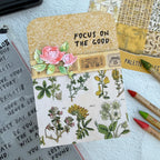 Tim Holtz Distress Collage Medium Matte 2oz tda73031 Focus On The Good Card | color-code:ALT25