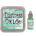 Tim Holtz Distress Cracked Pistachio Oxide Ink Pad And Reinker Bundle Ranger