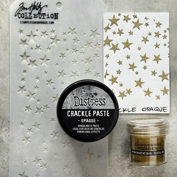 Tim Holtz Distress Crackle Paste Opaque Ranger tda71303 Stars | color-code:ALT17