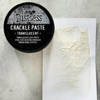Tim Holtz Distress Crackle Paste Translucent Ranger tda79651 Texture Swatch | color-code:ALT09