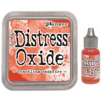 Tim Holtz Distress Crackling Campfire Oxide Ink Pad And Reinker Bundle Ranger