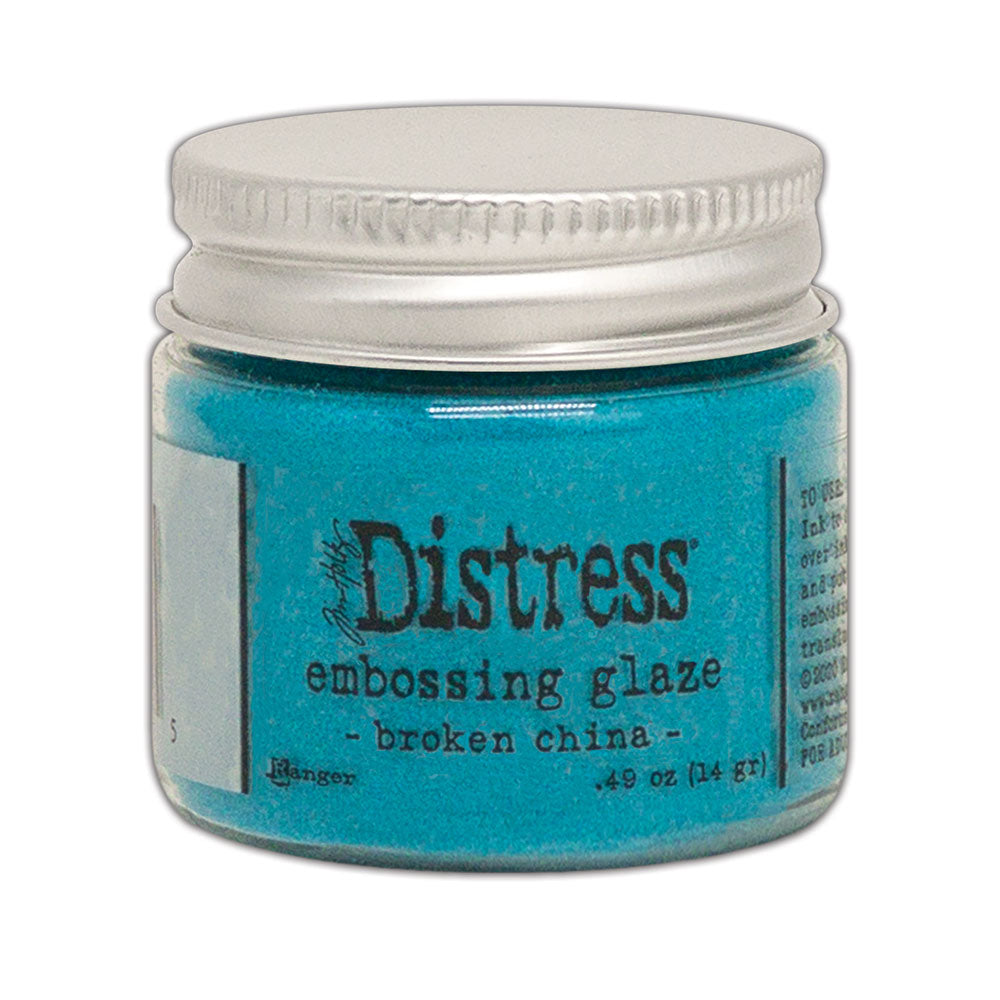 Tim Holtz Distress Embossing Glaze Bundle Of 48 Ranger TDE70955 Broken China Close Up