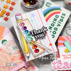 Tim Holtz Distress Embossing Glaze Kitsch Flamingo Ranger tde73857 Teacher Gift Card Holders | color-code:ALT18