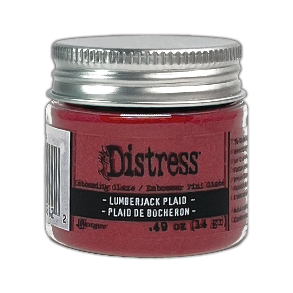 Tim Holtz Distress Embossing Glaze Lumberjack Plaid Ranger tde82422