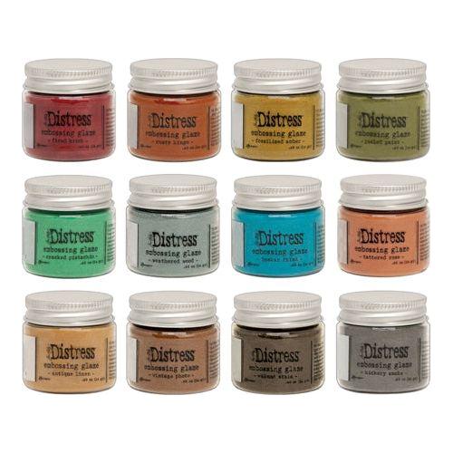 Tim Holtz Distress Embossing Glaze Set Of 12 Ranger