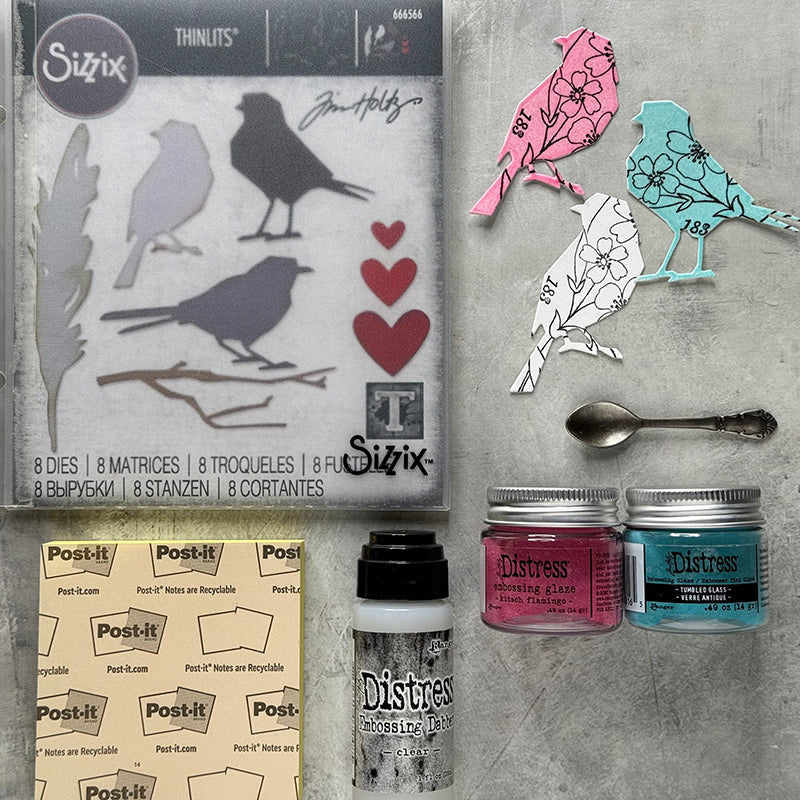 Tim Holtz Distress Embossing Glaze Tumbled Glass Ranger tde88165 Embossing DieCuts | color-code:ALT07