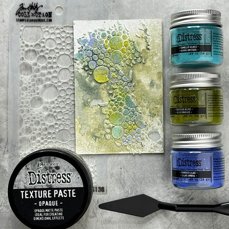 Ranger Tim Holtz Embossing Glaze - Rusty Hinge Color, Translucent Powder For Layering, 0.49 Oz - View #7