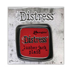 Tim Holtz Distress Enamel Pin Lumberjack Plaid Ranger tdz82439
