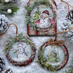 Tim Holtz Distress Faded Jeans Ink Pad And Reinker Bundle Ranger Christmas Sparkle Ornaments | color-code:ALT01