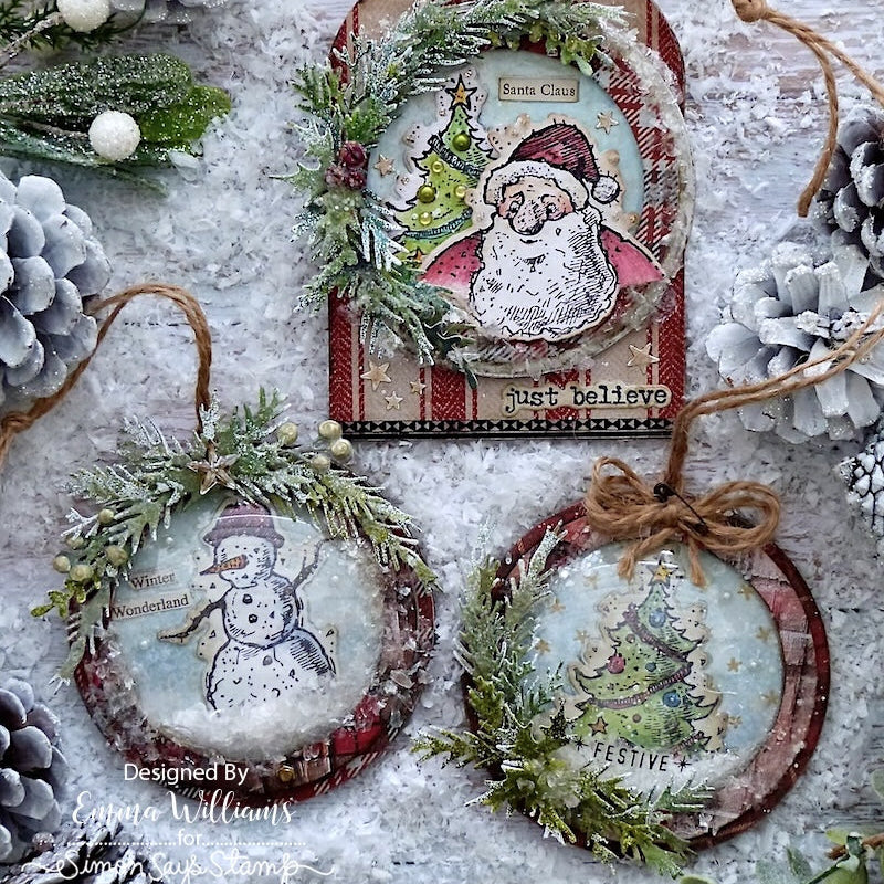 Tim Holtz Distress Faded Jeans Ink Pad And Reinker Bundle Ranger Christmas Sparkle Ornaments | color-code:ALT01