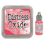 Tim Holtz Distress Festive Berries Oxide Ink Pad And Reinker Bundle Ranger