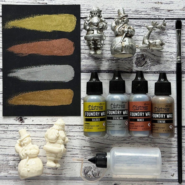 Tim Holtz Distress Foundry Wax Kit 1 Ranger tdak80435 Christmas Figurines | color-code:ALT07