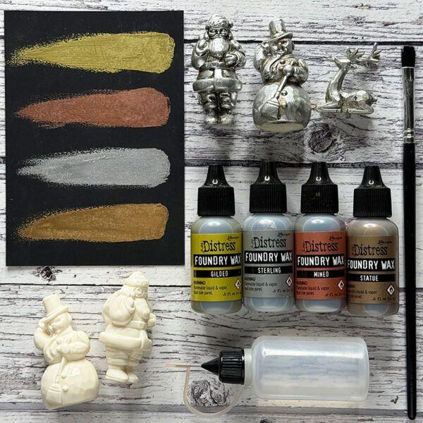 Tim Holtz Distress Foundry Wax Kit 2 Ranger tdak80442 Christmas Figurines | color-code:ALT03