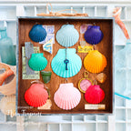 Tim Holtz Distress Foundry Wax Kit Bundle Ranger Rainbow Vignette with Seashell | color-code:ALT05